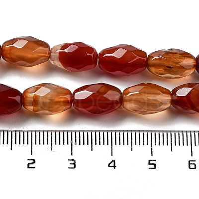 Natural Red Agate Beads Strands G-P520-C21-01-1