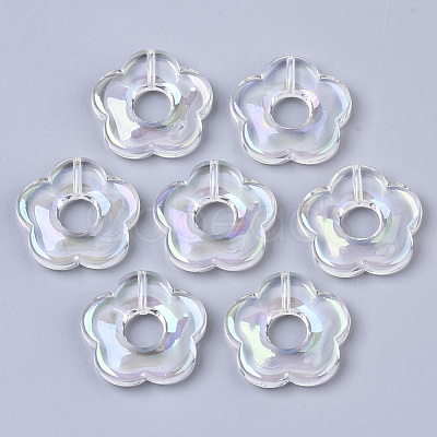 Transparent Acrylic Beads X-PACR-R246-031-1