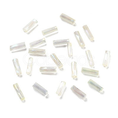 10G Ceylon Glass Twist Bugle Beads X-SEED-L012-01B-1