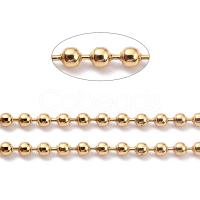 Handmade Brass Ball Chains KK-J276-16B-P23-1