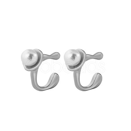Stainless Steel Stud Earrings DY3923-1-1