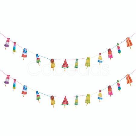 Paper String Flags PH-AJEW-WH0053-01-1
