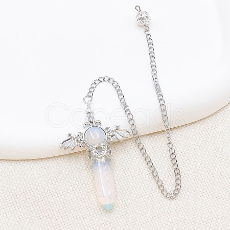 Opalite Dowsing Pendulum Big Pendants PW-WG53910-11-1