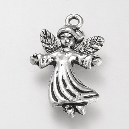 Tibetan Style Alloy Pendants TIBE-S310-012AS-LF-1