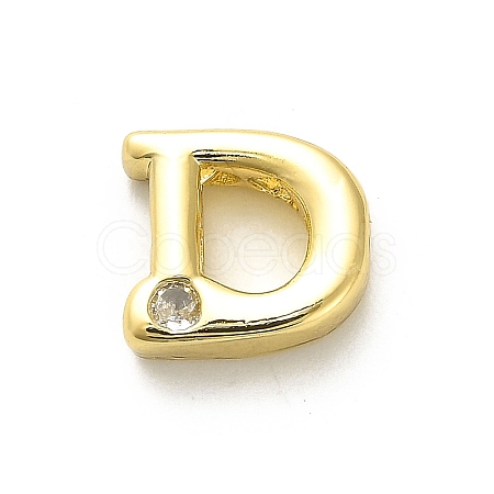 Rack Plating Brass Cubic Zirconia Beads KK-L210-008G-D-1