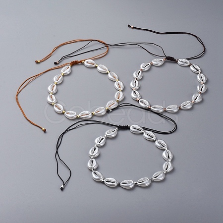 Adjustable Nylon Thread Beaded Necklaces NJEW-JN02661-1