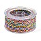 12-Ply Braided Nylon Cord, for Jewelry Making, Round, Deep Sky Blue, 5mm, about 8.75 Yards(8m)/Roll