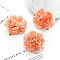 Cloth Artificial Carnations, for Wedding Aisle Centerpieces Table Confetti Party Favors Home Decoration, Coral, 80mm