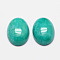 Imitation Amazonite Cabochons, Synthetic, Dyed, Oval, Turquoise, 25x18x6mm