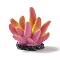 Resin Imitation Coral Ornaments, Artificial Coral for Aquarium Scenery Fish Tank Decoration, Hot Pink, 39x40x23mm