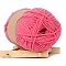 Cotton Cord, Twisted Cotton Rope, For DIY Crafts Handmade Project, Hot Pink, 2.5mm