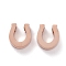 Ion Plating(IP) 304 Stainless Steel Charms, Horseshoe, Rose Gold, 9x8x3mm, Hole: 1.8mm