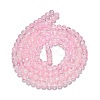 Spray Painted Crackle Glass Beads Strands CCG-Q002-6mm-01-2