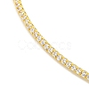 Rack Plating Brass Pave Clear Cubic Zirconia Round Ball Choker Necklaces NJEW-A031-02-02G-3