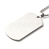 201 Stainless Steel Rectangle with Constellations Pendant Necklace for Women NJEW-G015-01E-2