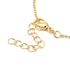 Rack Plating Brass Ball Chain Necklace for Women NJEW-F311-02G-3