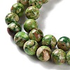 Dyed Natural Regalite/Imperial Jasper/Sea Sediment Jasper Beads Strands G-B124-C01-09-4