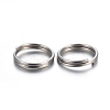 Tarnish Resistant 304 Stainless Steel Split Rings STAS-P223-22P-04-2