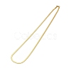 Ion Plating(IP) 304 Stainless Steel Herringbone Chain Necklace for Men Women X-NJEW-E076-04C-G-1