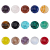 SUPERFINDINGS 30Pcs 15 Styles Natural & Synthetic Mixed Gemstone Cabochons G-FH0001-89-1