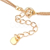 Brass Curb Chains Double Layer Necklaces NJEW-JN03122-3