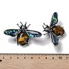 Tibetan Style Alloy Insect Brooches JEWB-A021-03AS-03-3