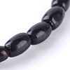 Natural Obsidian Bead Strands X-G-R356-51-3