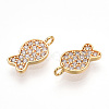 925 Sterling Silver Micro Pave Cubic Zirconia Charms STER-T004-68G-3