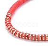 Handmade Polymer Clay Heishi Beads Beaded Necklaces NJEW-JN02901-03-2