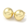 Brass Stud Earrings KK-Z037-01G-1