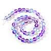 Synthetic Moonstone Beads Strands G-S283-8mm-15-1