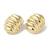 Chunky Oval 304 Stainless Steel Stud Earrings for Women EJEW-I303-08G-2