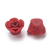 Handmade Polymer Clay Flower Beads CLAY-S089-07A-2