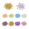 Beadthoven 7790Pcs Flat Round Handmade Polymer Clay Beads CLAY-BT0001-01-8