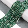 Natural Green Jade Bead Strands X-G-A130-3mm-M06-1