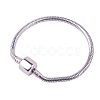 304 Stainless Steel European Style Bracelets for Jewelry Making STAS-PH0006-02A-1