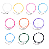 10Pcs 10 Colors Waxed Cord Necklace Making NCOR-YW0001-01-1