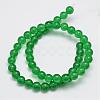 Natural & Dyed Malaysia Jade Bead Strands G-A146-6mm-A-2