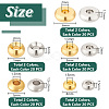 PandaHall Elite 200Pcs 10 Styles Brass Spacer Beads KK-PH0006-55-2