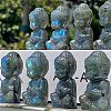 Natural Labradorite Carved Healing Buddha Figurines PW-WG70520-01-2