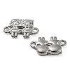 316 Stainless Steel Connector Charms STAS-B047-22P-2