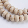 Natural Fossil Coral Beads Strands X-G-P354-07-8x5mm-3