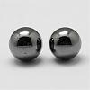 Non-magnetic Synthetic Hematite Beads G-P162-01-8mm-2