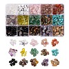 15 Style Natural & Synthetic Gemstone Chip Beads G-FS0001-71-1