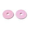 Flat Round Eco-Friendly Handmade Polymer Clay Beads CLAY-R067-12mm-26-7
