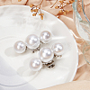 Plastic Imitation Pearl Shoe Decoration FIND-WH0155-050A-4