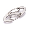 202 Stainless Steel S Shaped Carabiner STAS-F268-02P-2