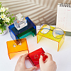 6Pcs 6 Colors 3 Sizes 6-Tier Acrylic Jewelry Display Riser Shelf ODIS-WH0025-124-3