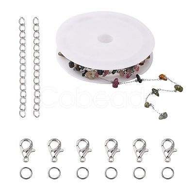 DIY Chain Necklace Bracelet Making Set DIY-YW0005-95-1