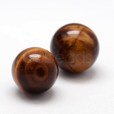 Grade A Natural Tiger Eye Round Beads G-L451-02-8mm-1